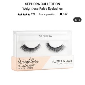 NIB Sephora Weightless False Eyelashes - Flutter & Stare